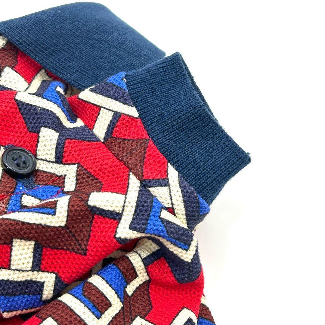 美品　グッチ　GUCCI　犬用品　ペット　服　トップス　ジオメトリックG　xxs