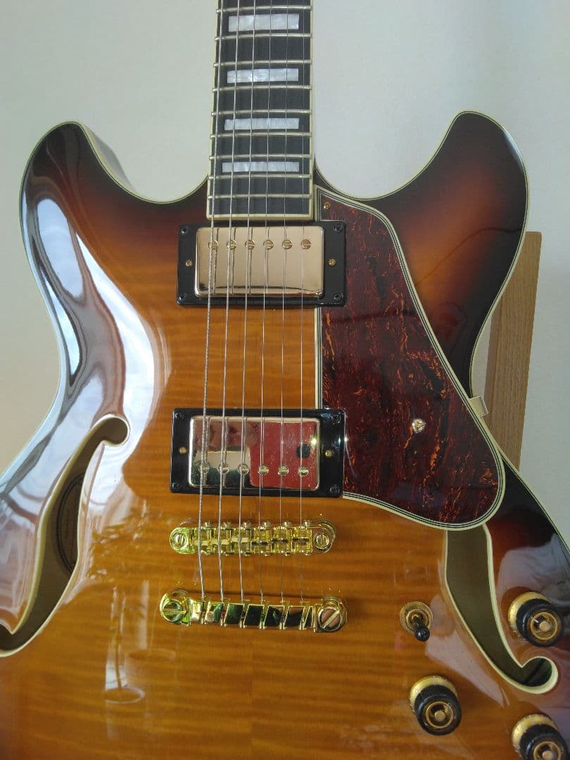 米*栖様 アイバニーズセミアコースティック ギター AS93FMーVSL 5Bー