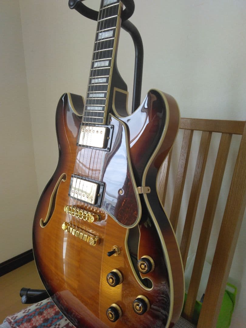 米*栖様 アイバニーズセミアコースティック ギター AS93FMーVSL 5Bー