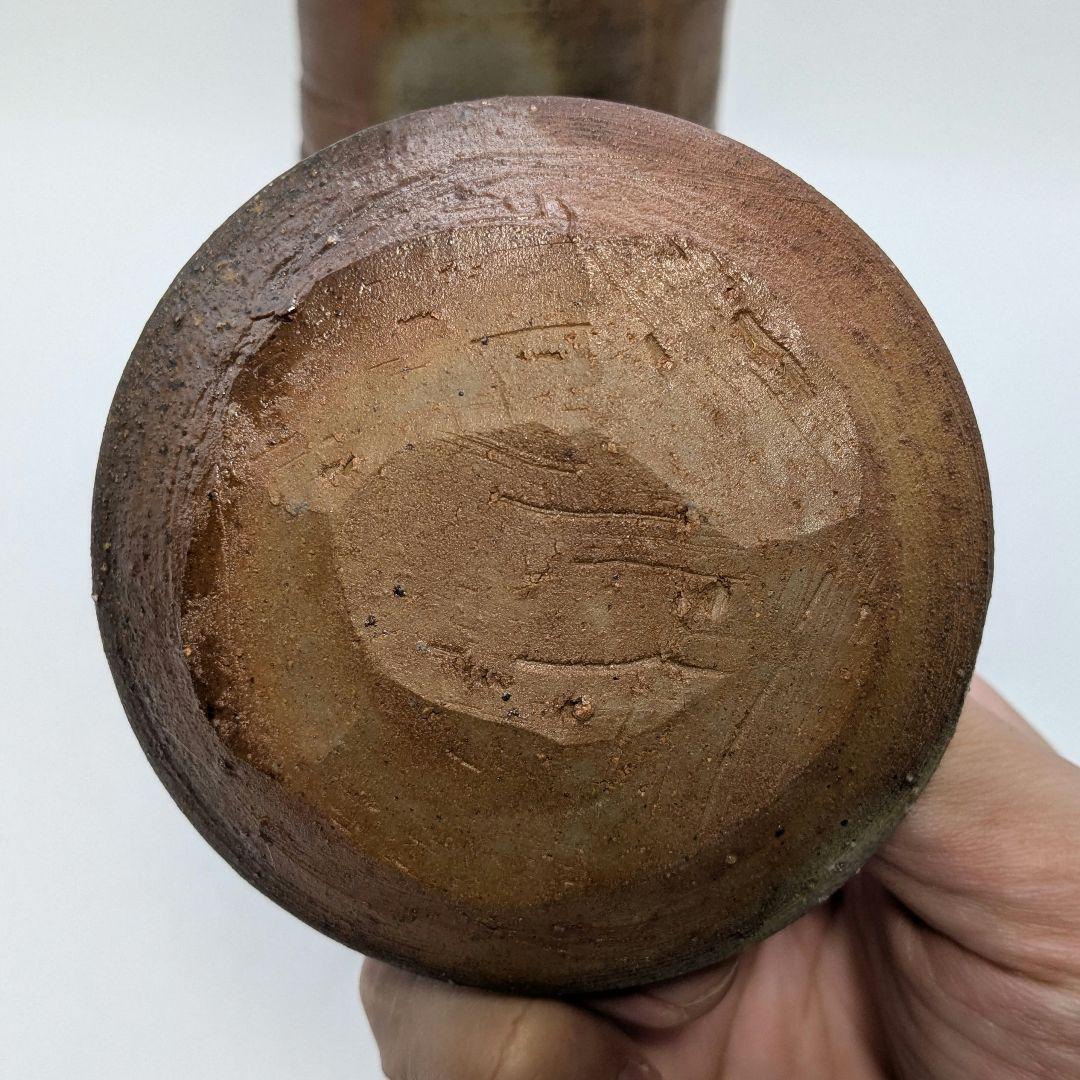 伝統工芸士 高原敏 備前焼 細水指B 共箱共布栞 水差し 抹茶道具 茶器 食器