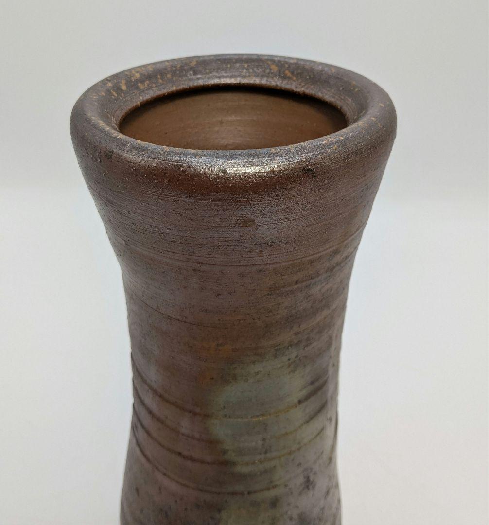 伝統工芸士 高原敏 備前焼 細水指B 共箱共布栞 水差し 抹茶道具 茶器 食器