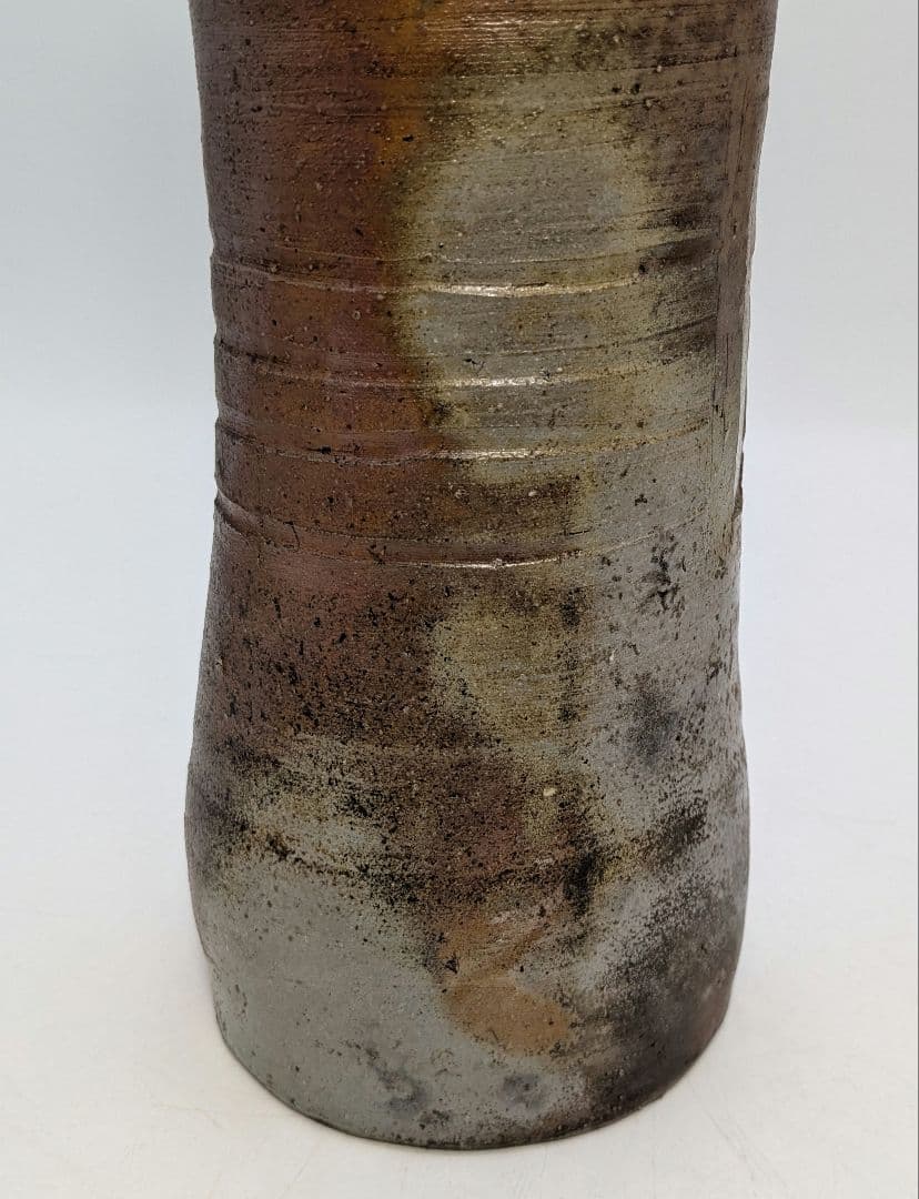 伝統工芸士 高原敏 備前焼 細水指B 共箱共布栞 水差し 抹茶道具 茶器 食器