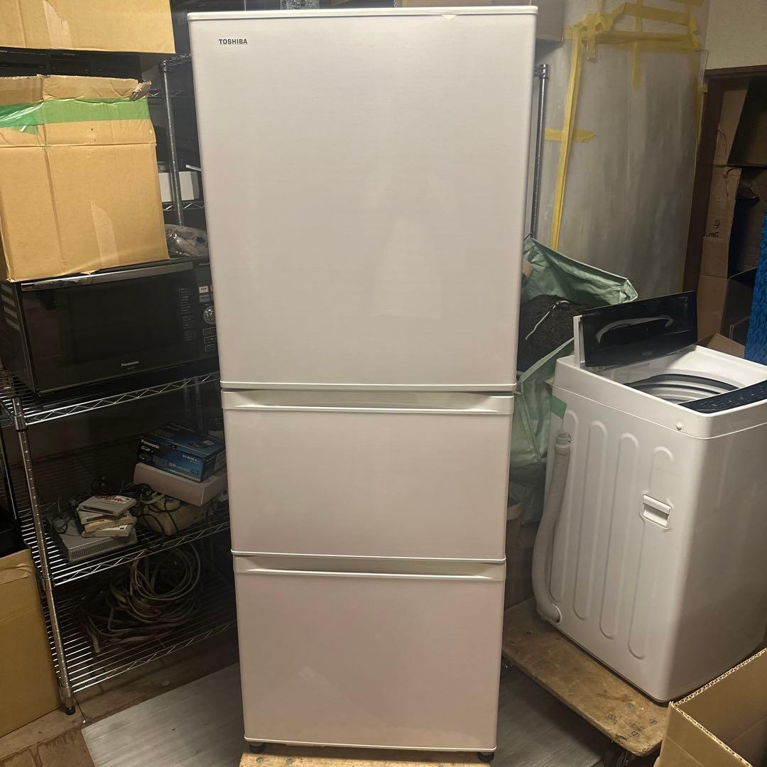 美品　TOSHIBA GR-R33S 3ドア冷蔵庫 330L 2020年製