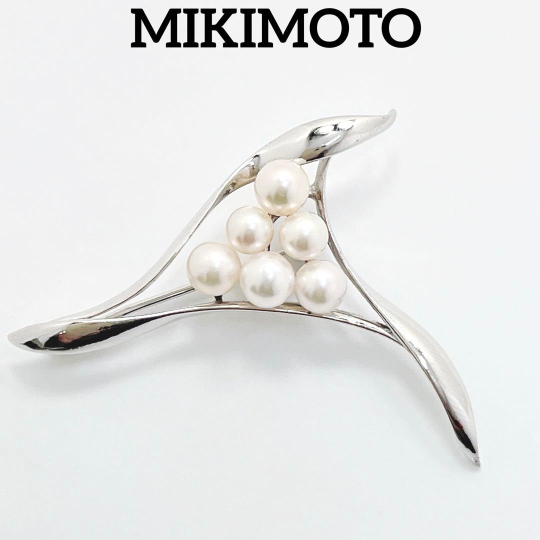 美品✨MIKIMOTO ミキモト パール　ブローチ　コサージュ