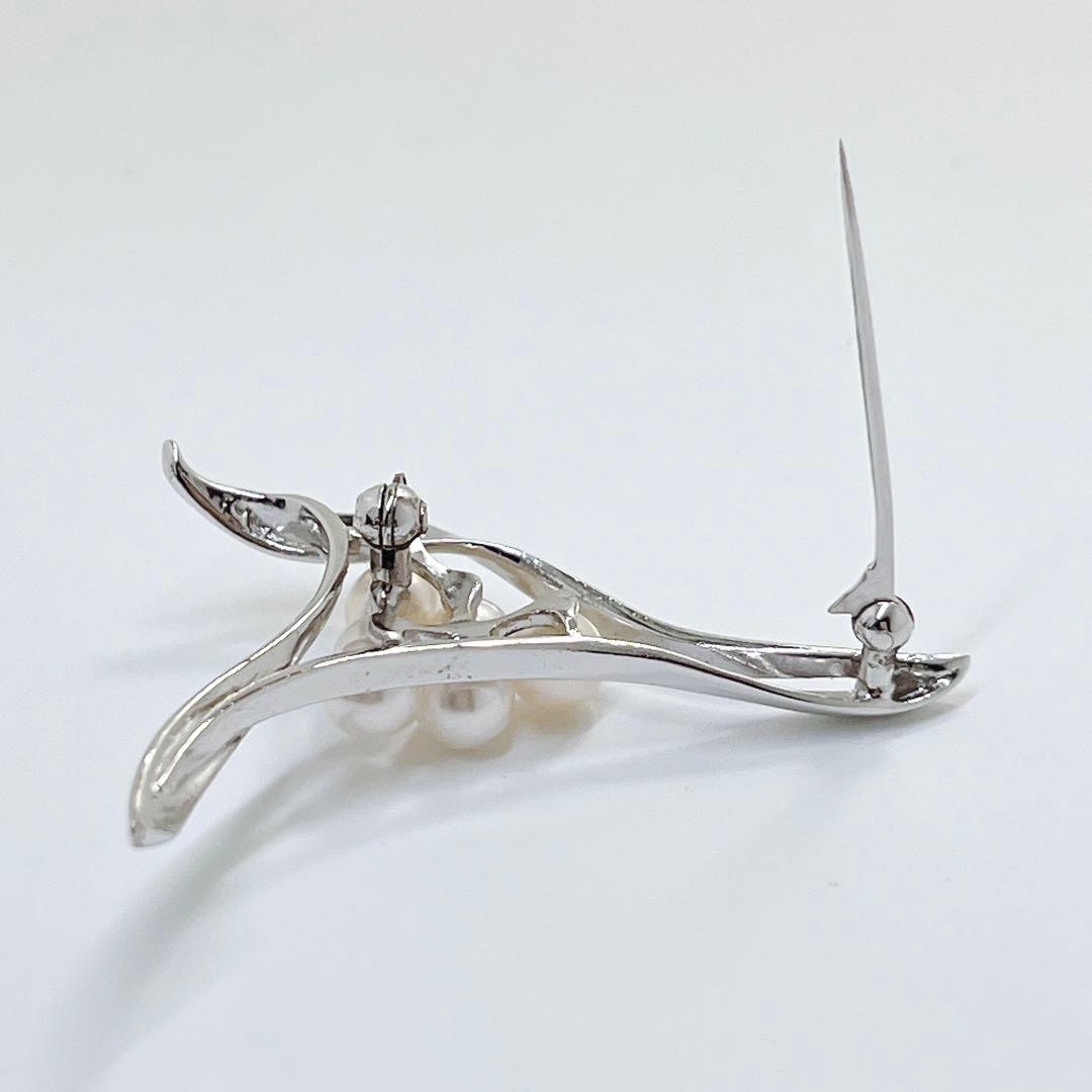 美品✨MIKIMOTO ミキモト パール　ブローチ　コサージュ