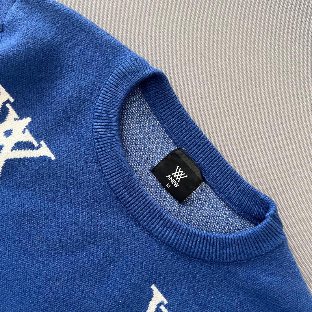 ANEW GOLF アニューゴルフ　カシミア ニット　セーター　レディース　M