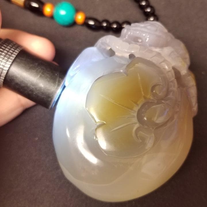 中国　白玉　ネックレス　骨董品　美術品