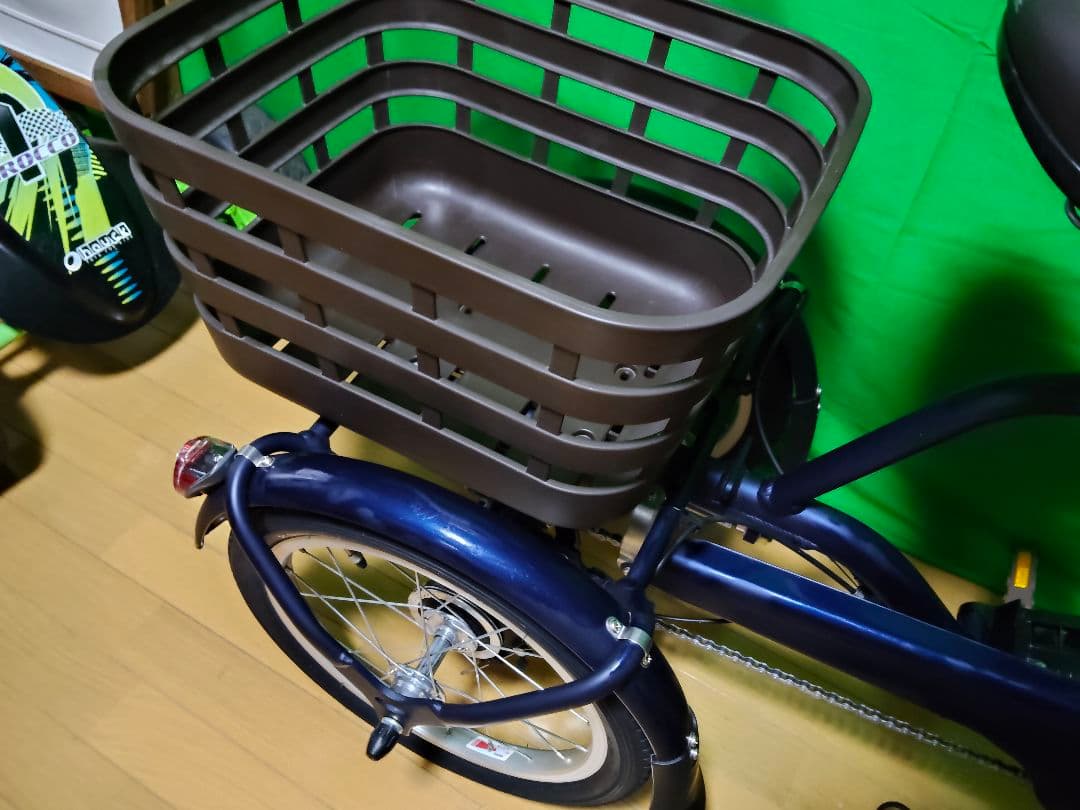 【美品】ブリヂストン 電動アシスト三輪自転車 ラクットワゴン 大容量バッテリー