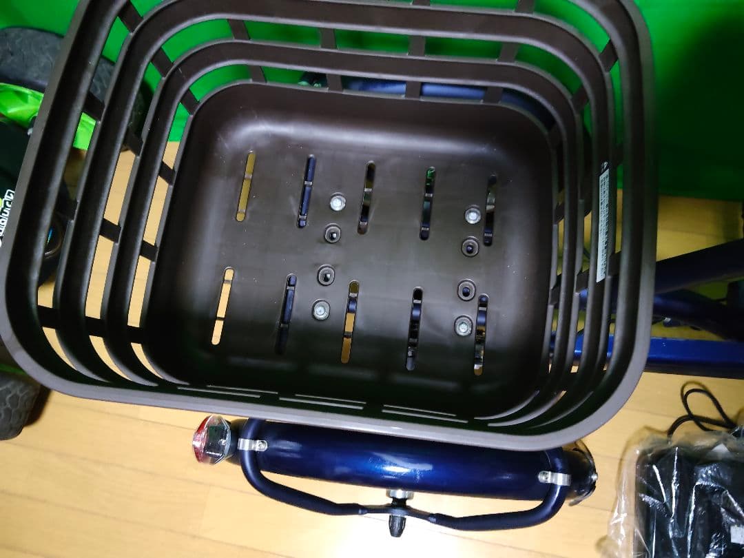 【美品】ブリヂストン 電動アシスト三輪自転車 ラクットワゴン 大容量バッテリー