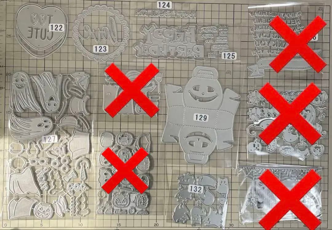 追加しました（お写真16.17枚目）選べるカッティングダイ　300円均一