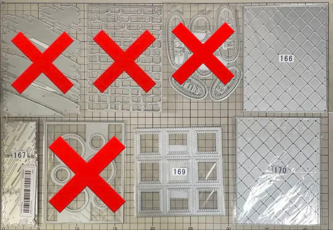 追加しました（お写真16.17枚目）選べるカッティングダイ　300円均一