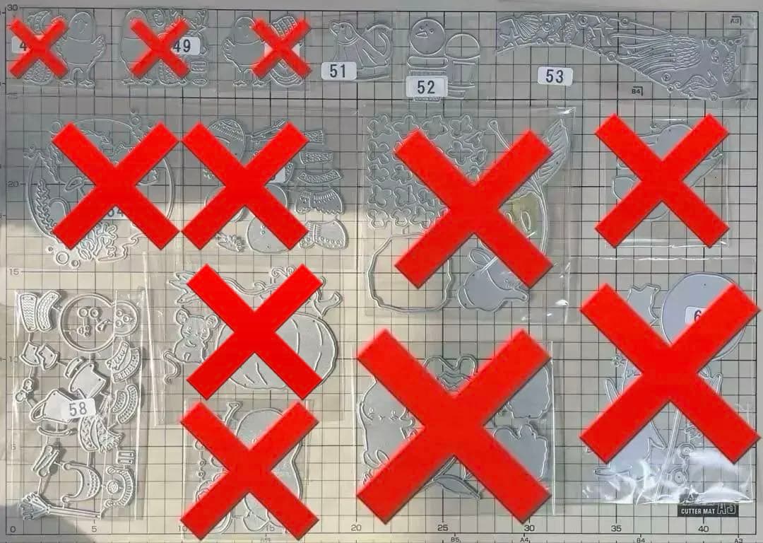 追加しました（お写真16.17枚目）選べるカッティングダイ　300円均一