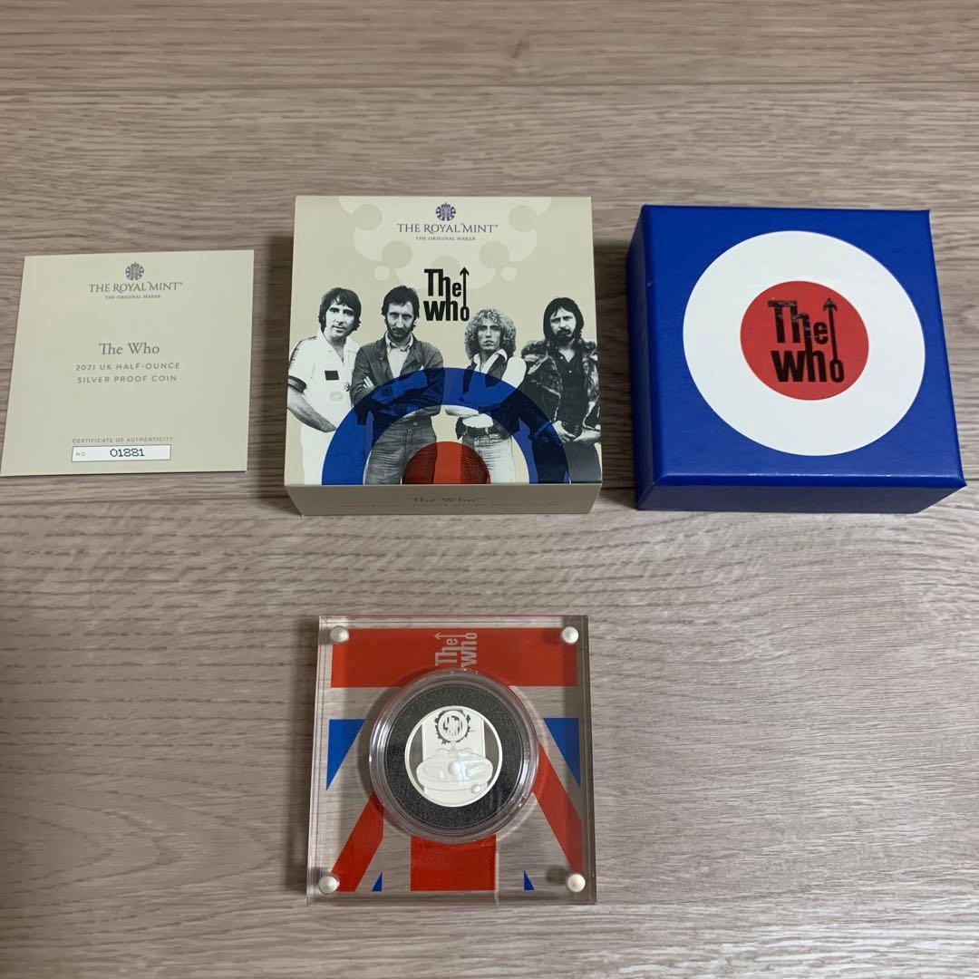 ミュージックレジェンド第4弾 The Who 1ポンド1/2オンスプルーフ銀貨