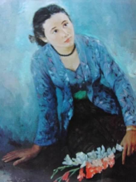 TRUBS　S.（トルブス　S.）、T夫人像、希少画集画、新品額装付