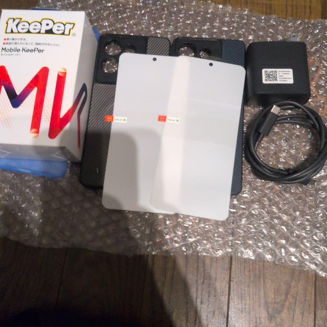 Motorola スマートフォン 青 充電器付き