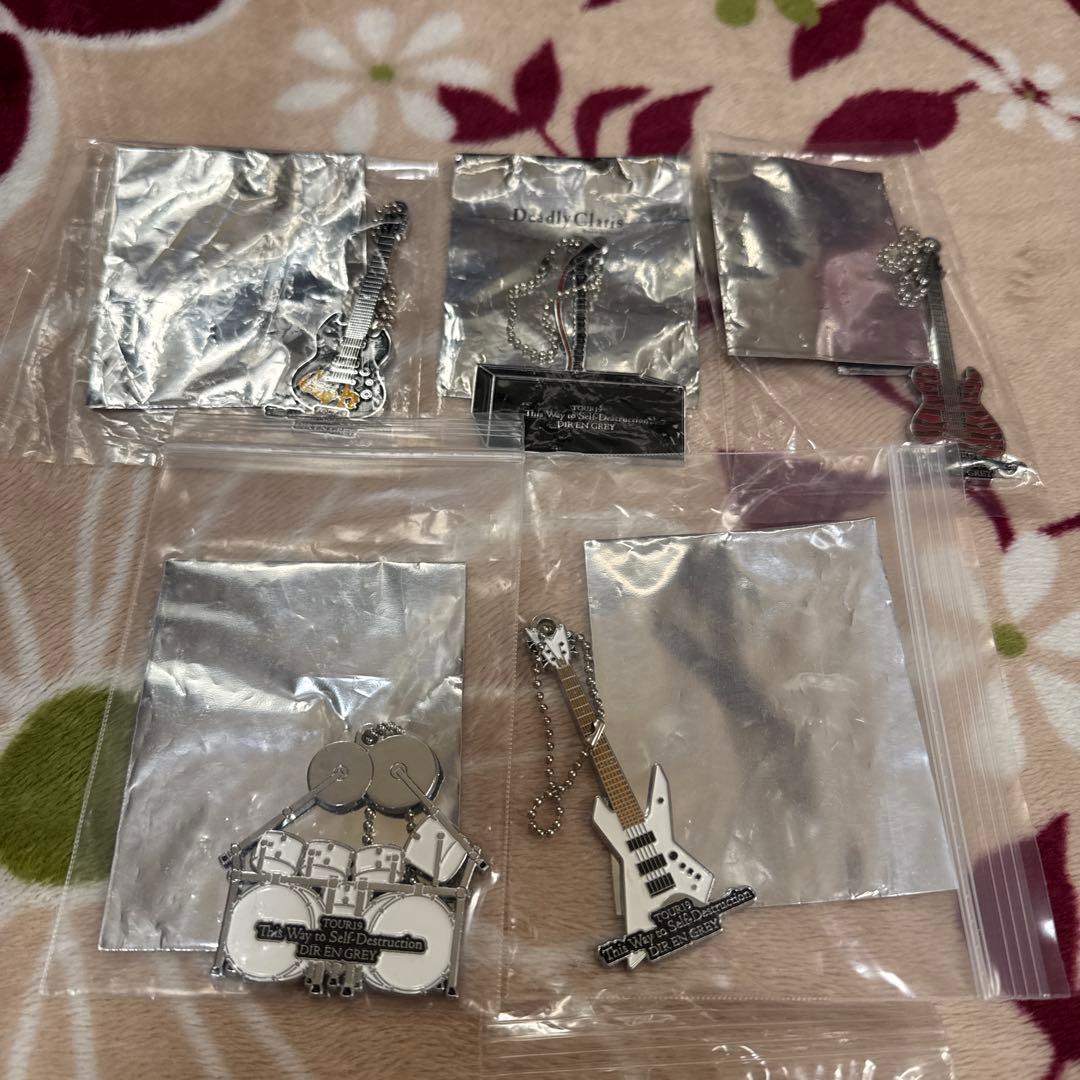 dir en grey 楽器 キーホルダー シルバー