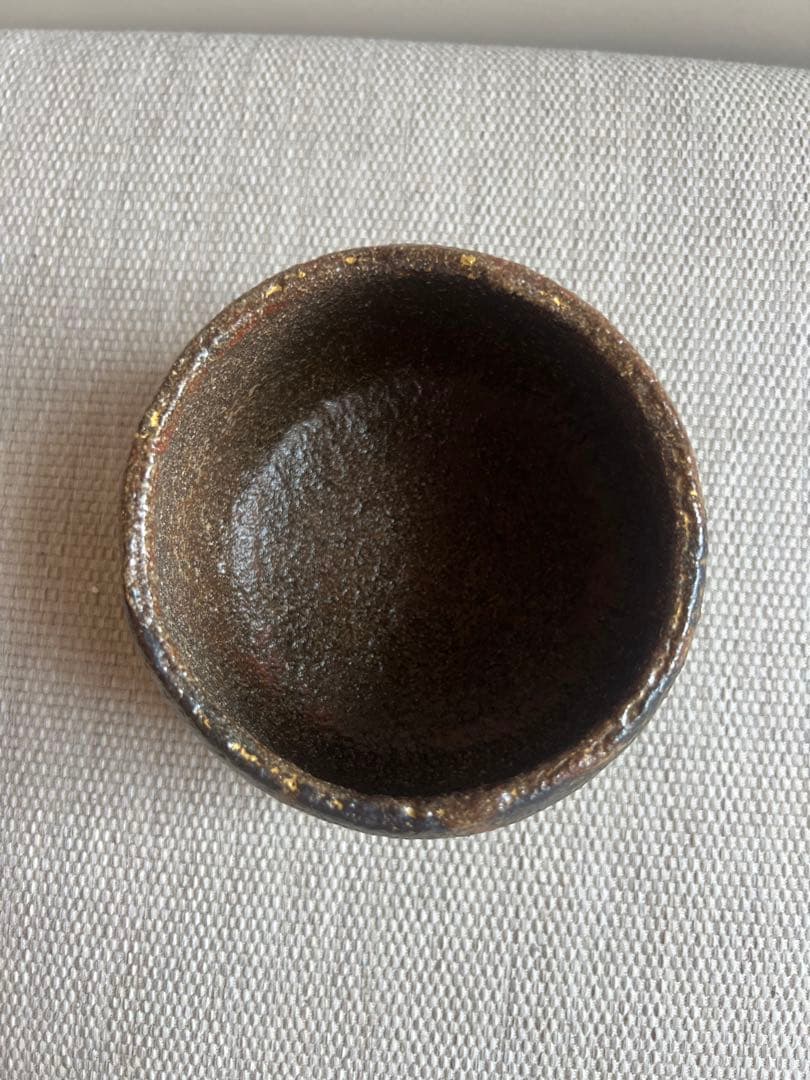 萩文茶碗　番浦史郎　茶道具　50万円で購入当時の領収書あり