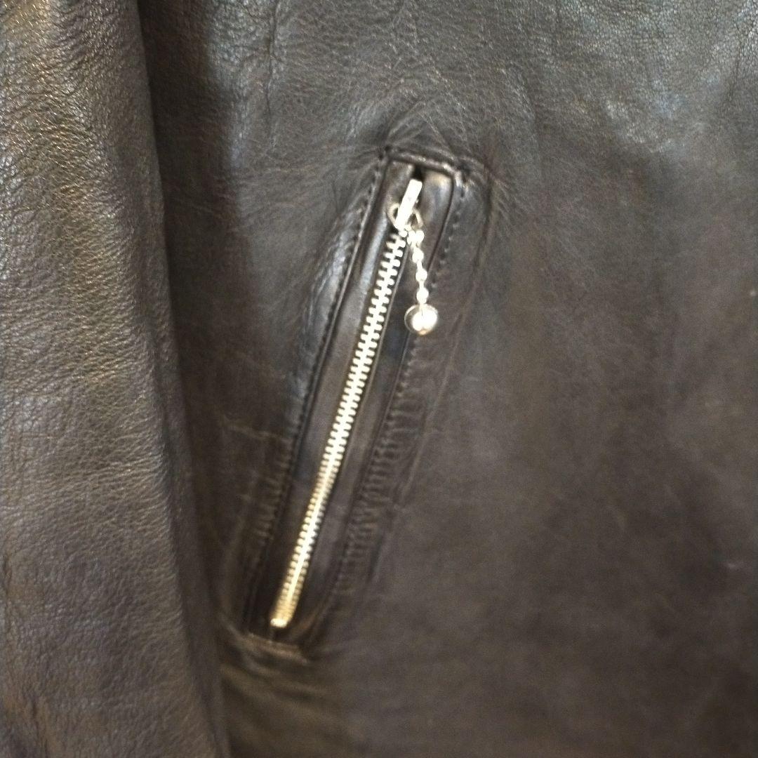 HYSTERIC GLAMOUR ブラック シングルライダース レザージャケット