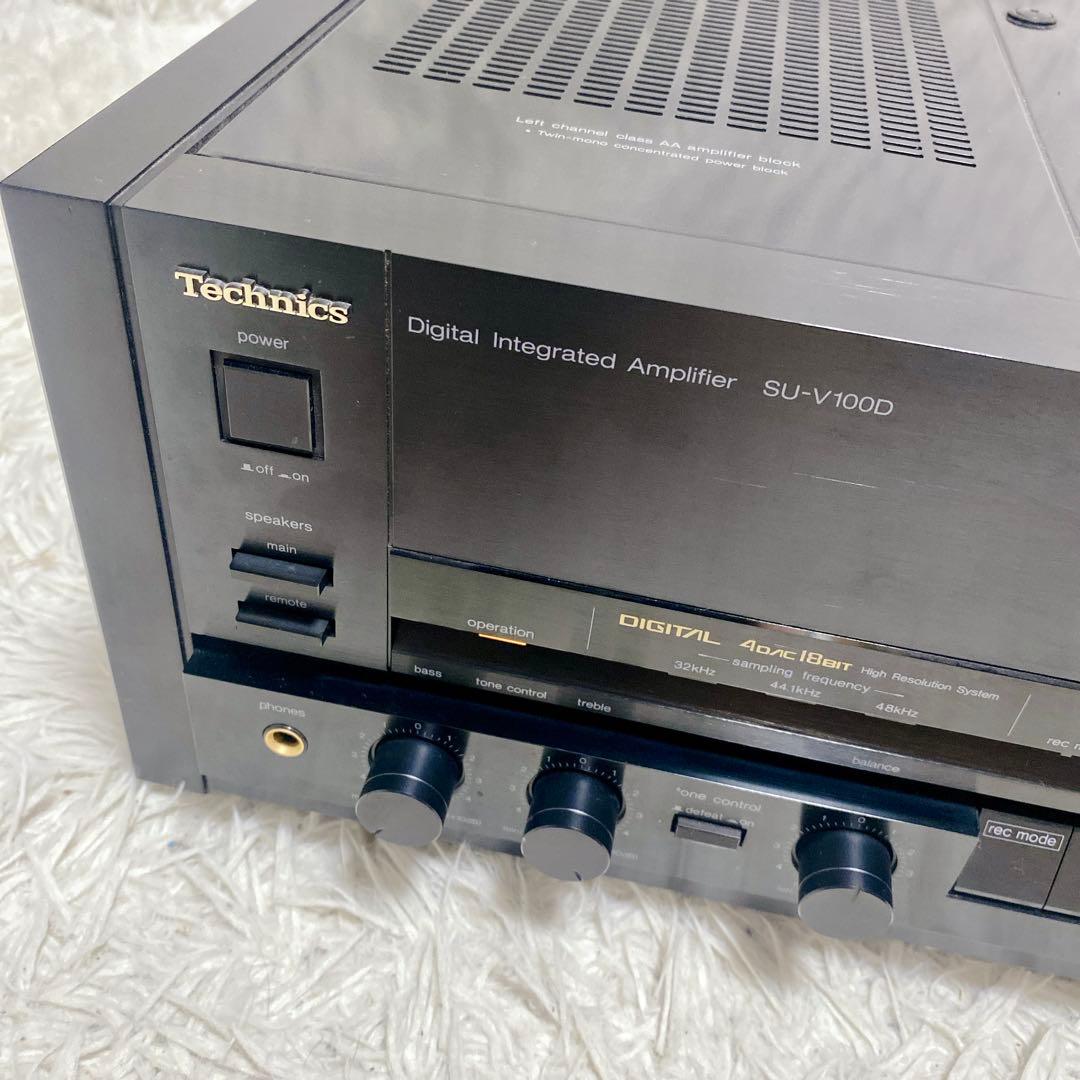 【希少モデル】 Technics SU-V100D プリメインアンプ 木目