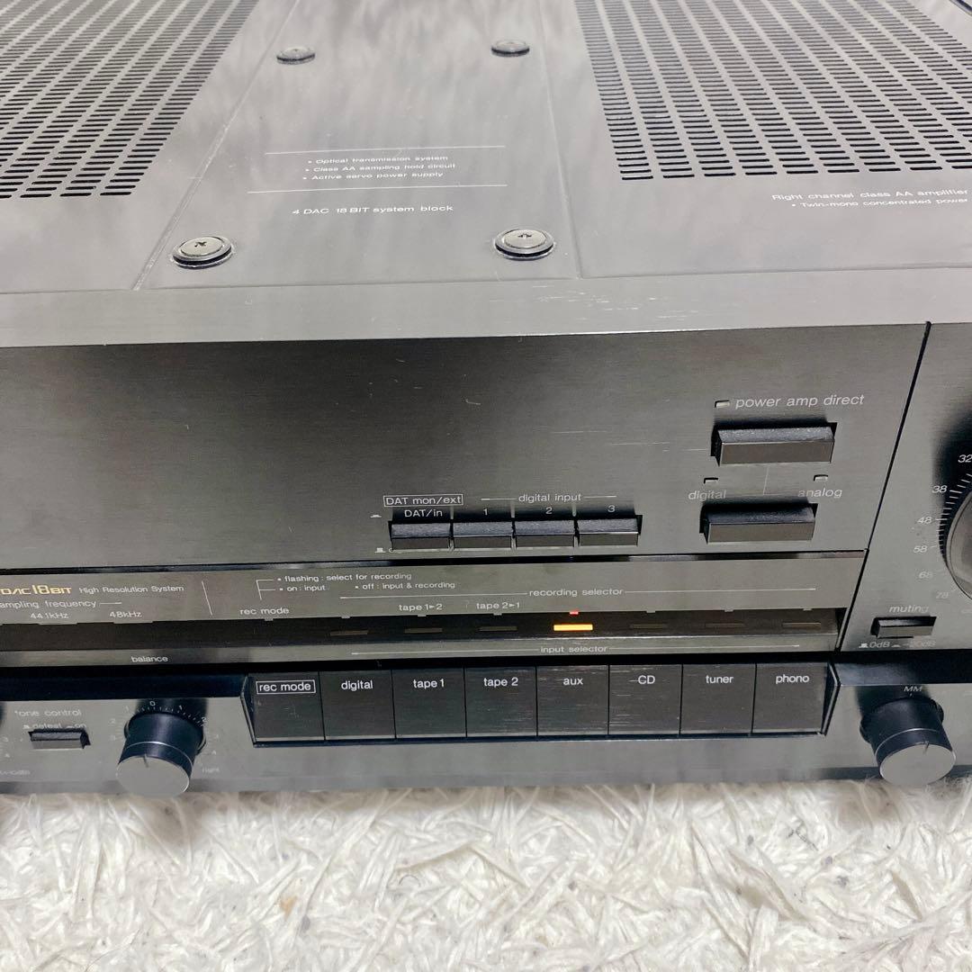 【希少モデル】 Technics SU-V100D プリメインアンプ 木目