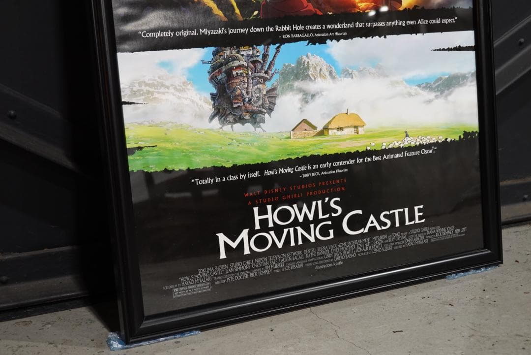 ▼映画ポスター▲　ハウルの動く城　宮崎駿　US版　アニメポスター・希少