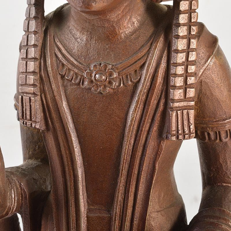 文化勲章受章　彫塑家　澤田政廣作　ブロンズ　聖観音菩薩像　F　R7123B