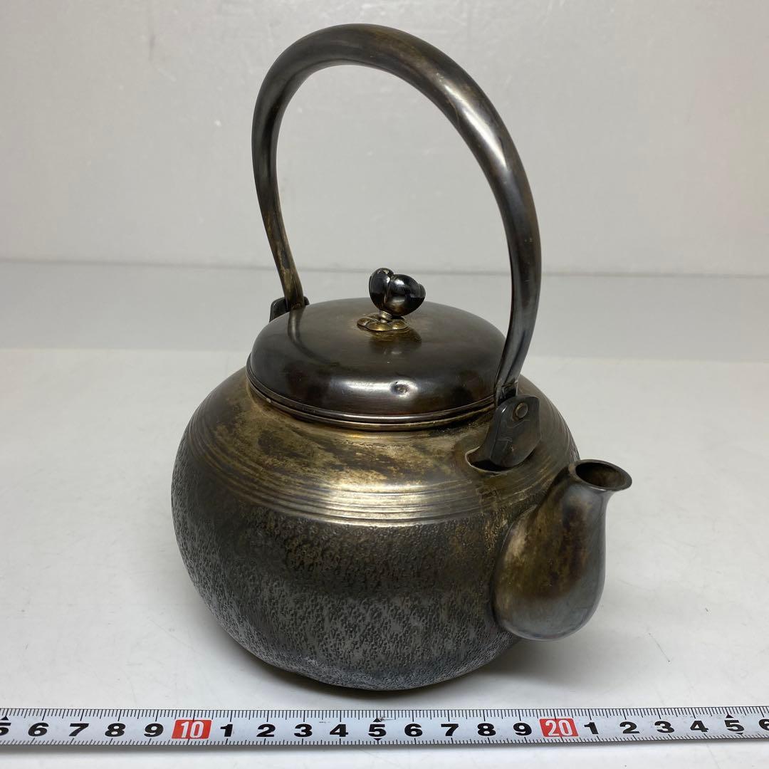 純銀刻印　銀瓶 402g トウオ　東さ7-0330☆2F