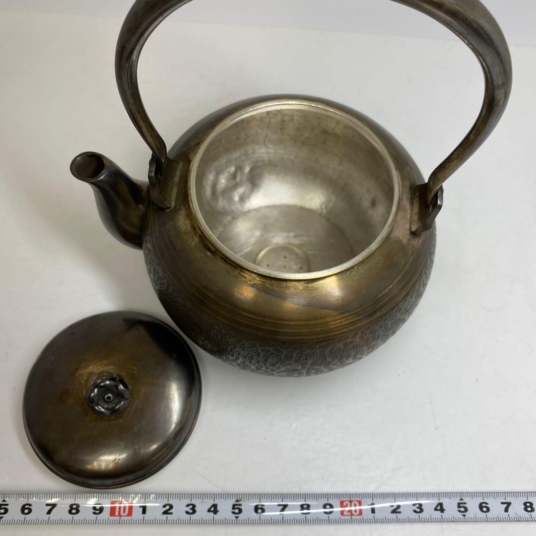 純銀刻印　銀瓶 402g トウオ　東さ7-0330☆2F