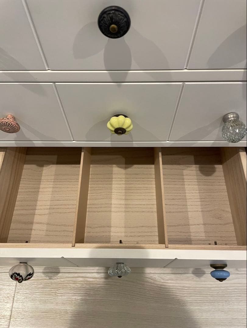 Franc franc フランフラン　バルス　５段　ハイチェスト　ホワイト