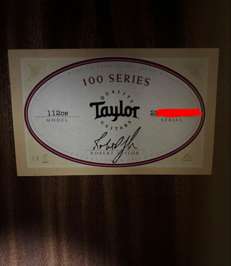 【美品】Taylor 112ce エレアコ テイラー純正ケース付き ギター