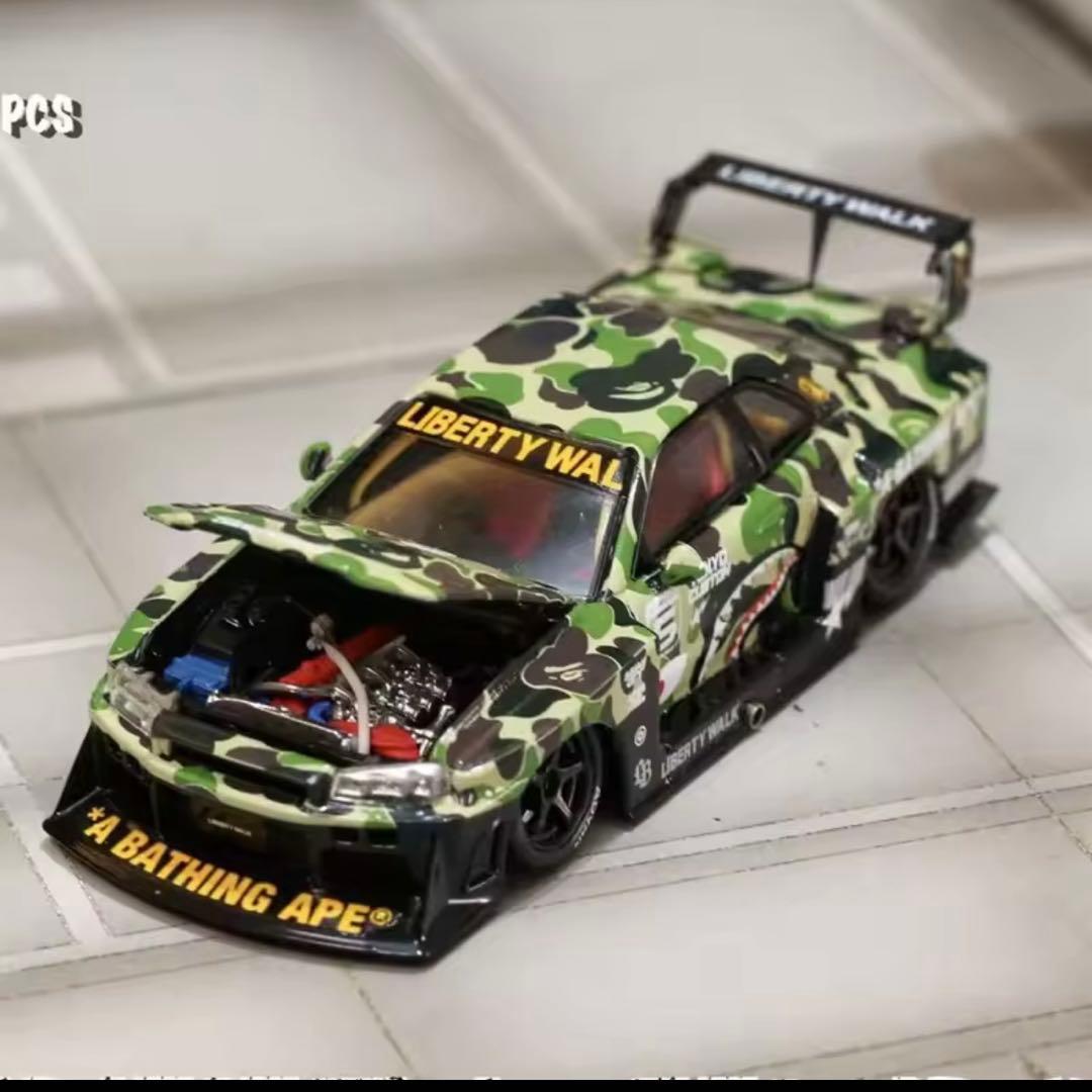 ストリートウェポン　1／64LBWK ER34スカイライン　シルエット