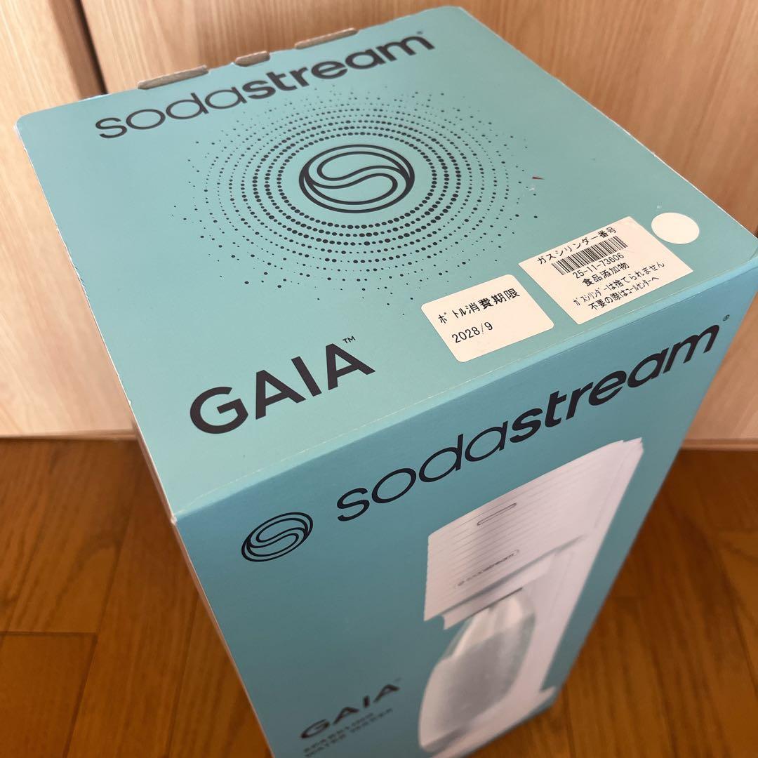 ソーダストリーム　sodastream GAIA ホワイト　炭酸水メーカー