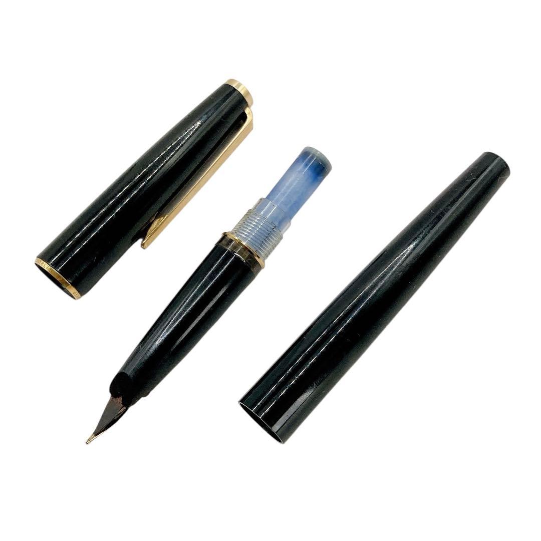 MONTBLANC✨モンブラン　万年筆　14K 585 ブラック　ケース付き