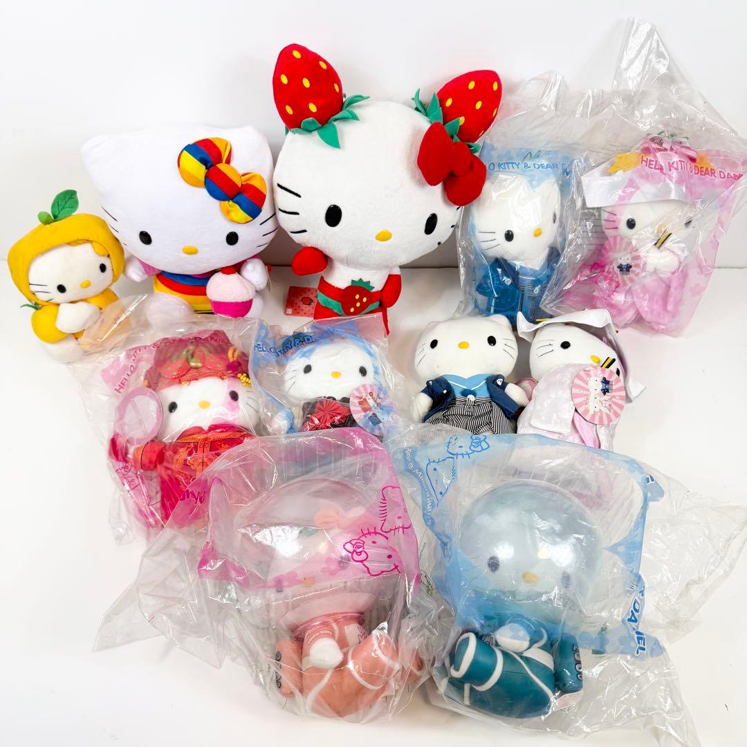ハローキティ ダニエル イチゴマン ぬいぐるみセット 11個セット まとめ