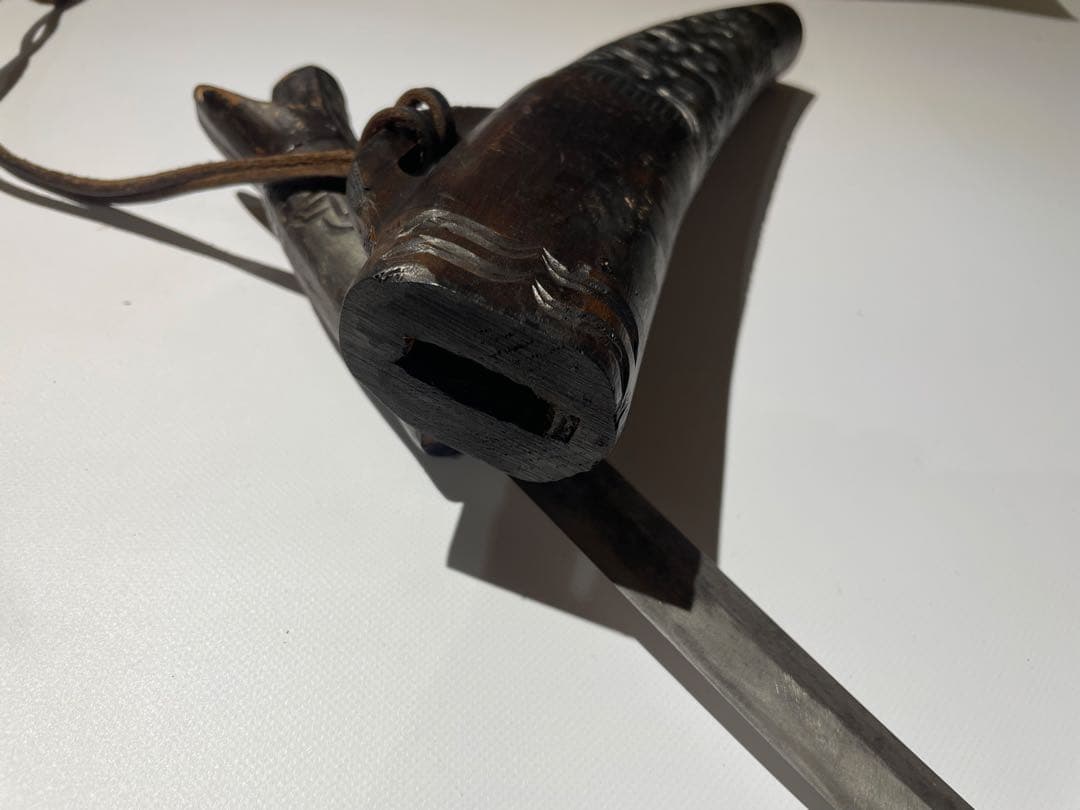 アイヌ　マキリ　アイヌ彫