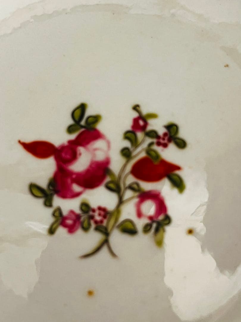 アンティーク　手描きカップ&ソーサー　ｃ/ｓ　イギリス