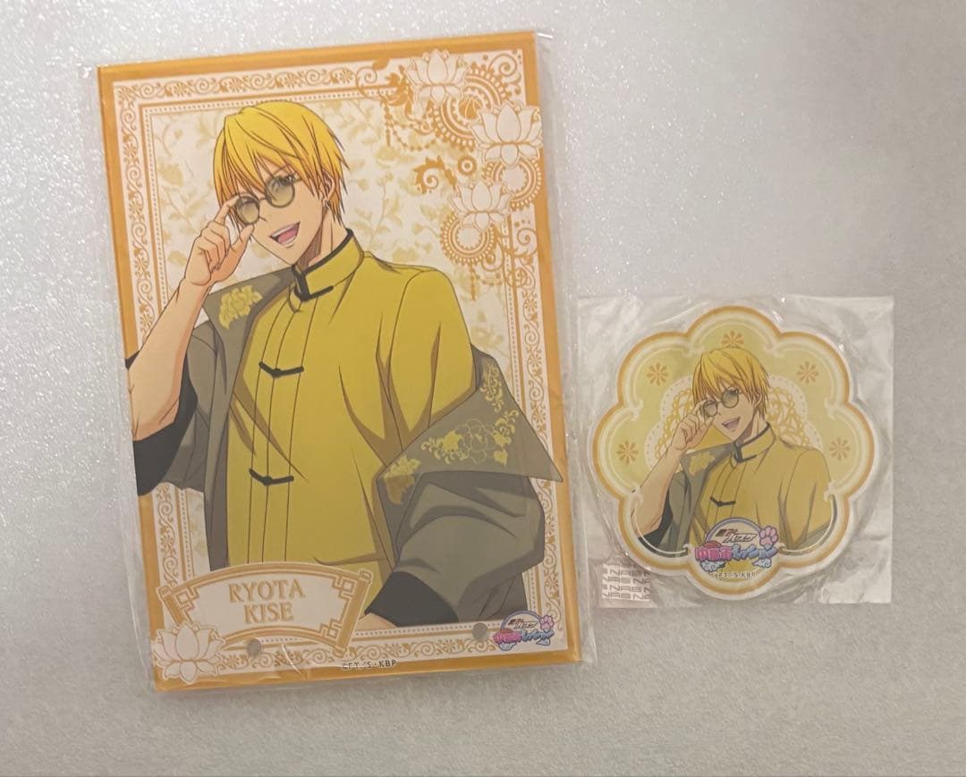 黒子のバスケ 黄瀬涼太 アクリルボード 中華街ミッション　コースター