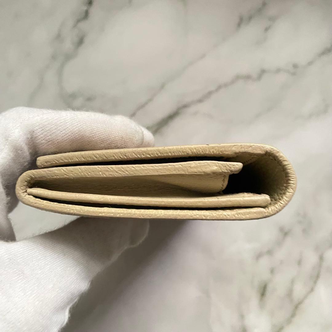 GUCCI グッチ 長財布 GGキャンバス ロゴプレート 折り財布 0108-⑨