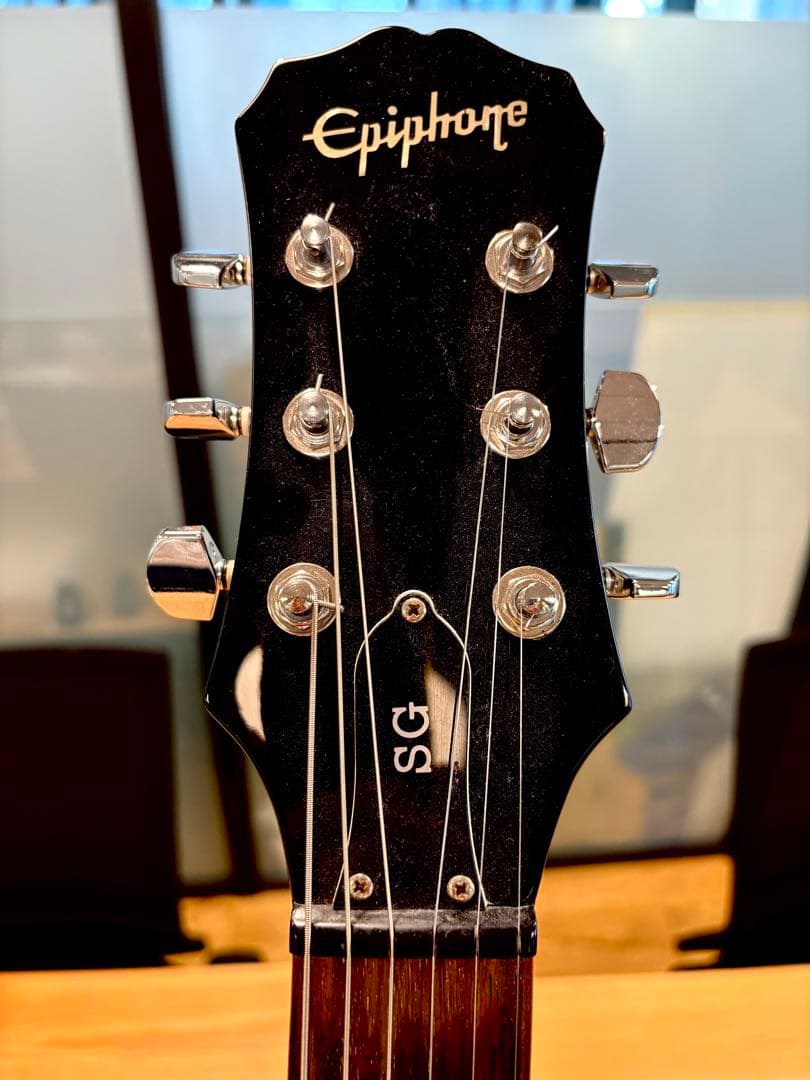 【値下げ】Epiphone SGタイプ エレキギター 黒
