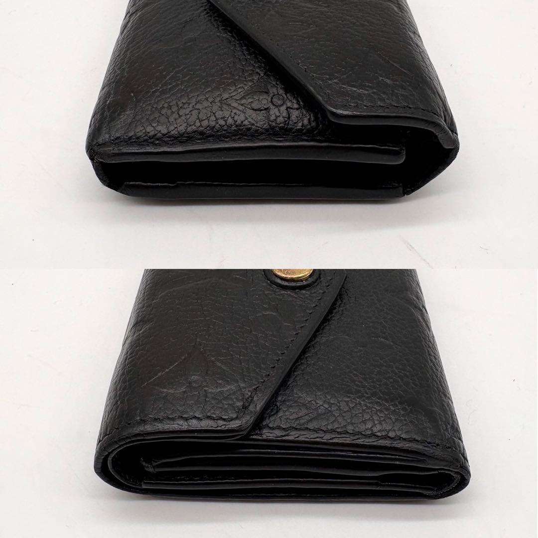 【IC搭載】ルイヴィトン モノグラム アンプラント ポルトフォイユ ゾエ 黒