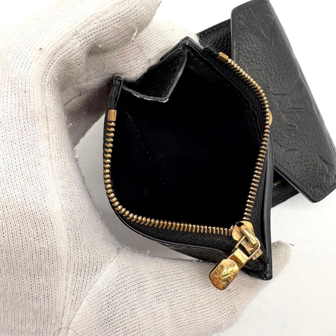 【IC搭載】ルイヴィトン モノグラム アンプラント ポルトフォイユ ゾエ 黒