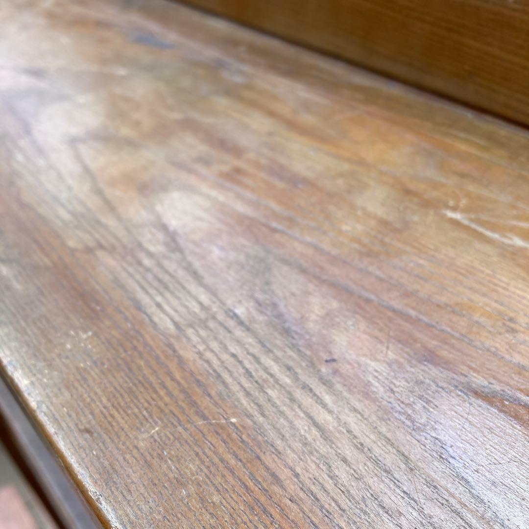 昭和レトロ　本棚　楔棚　木製　くさび