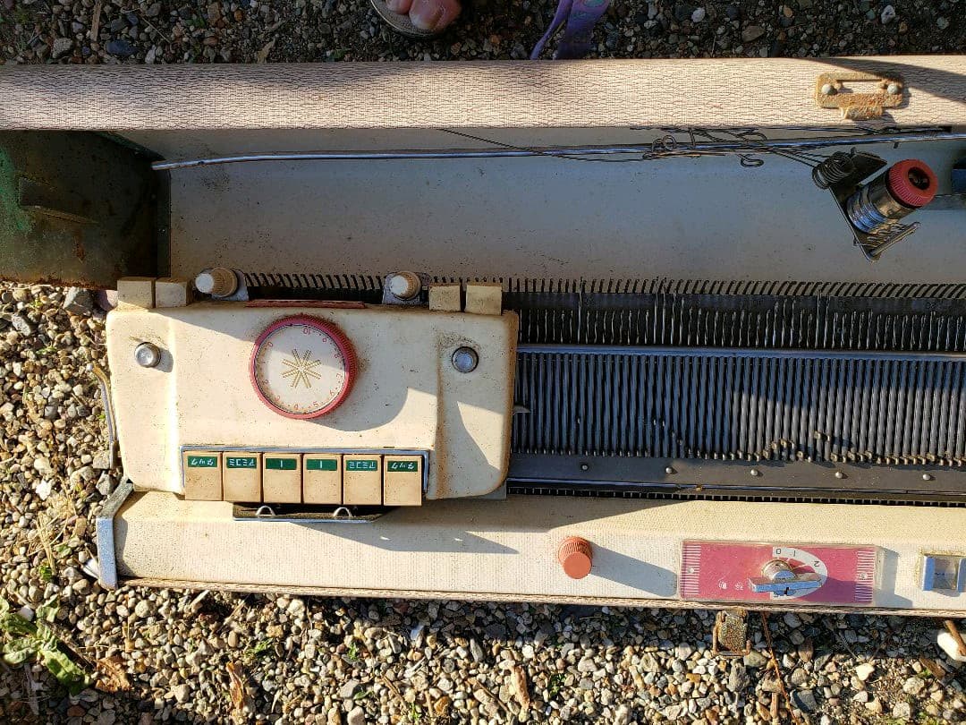 トヨタ　編み機　昭和レトロ　アンティーク　編機　レア