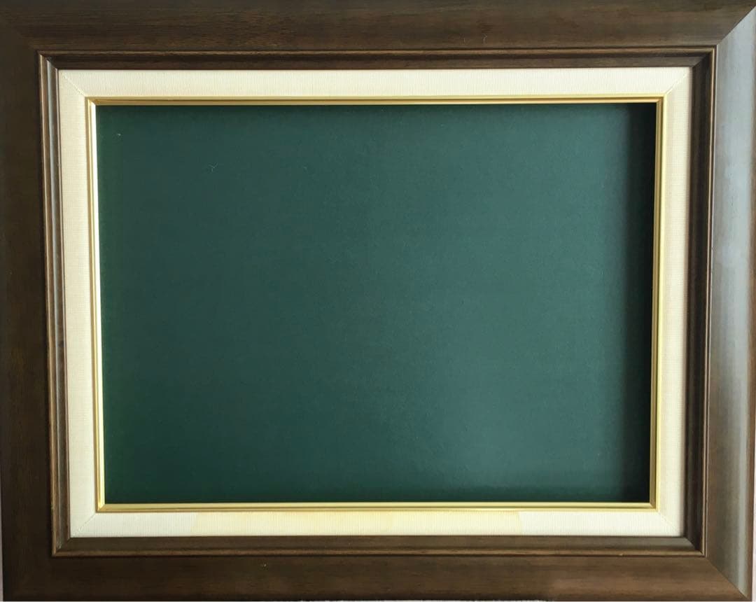 【未使用品】額縁　油絵用額縁　木製　ブラウン　P8号