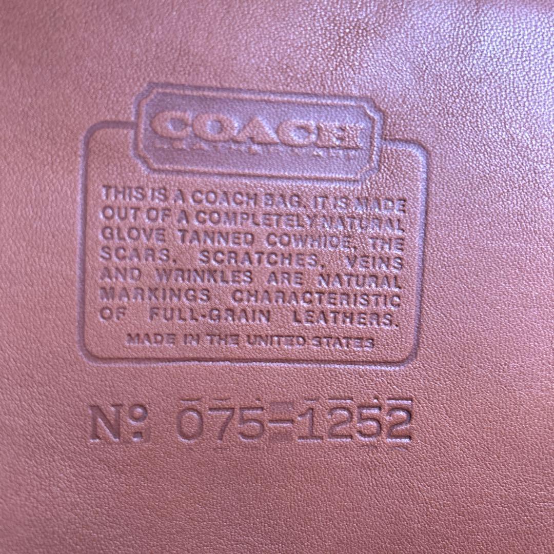 コーチ COACH ★オールドコーチ レザー ショルダーバッグ USA製 箱