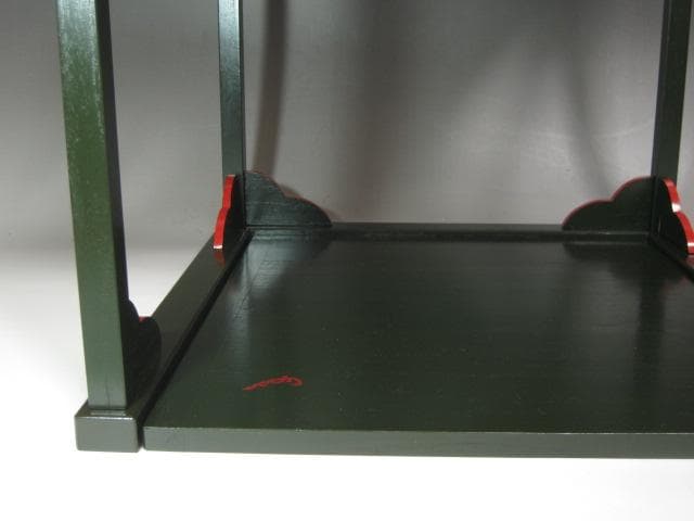 【セール】★　駒沢利斎　糸巻棚　表千家　十三代　即中斎の花押★x517