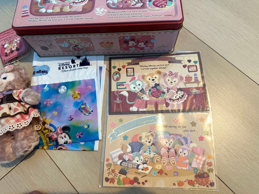 新品未使用品 バレンタイン限定 ダッフィー&シェリーメイ