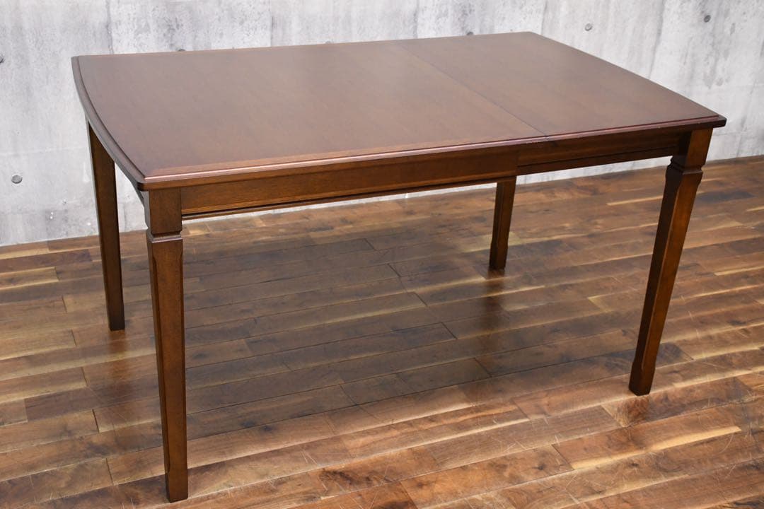 EGC73 マルニ木工 地中海 片バタ式ダイニングテーブル 15万 伸長式