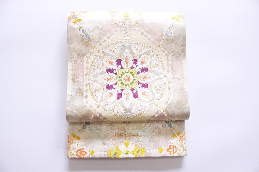 礼装用　六通袋帯　正絹　訪問着　付下