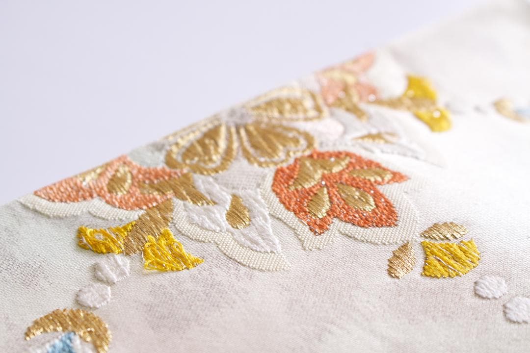 礼装用　六通袋帯　正絹　訪問着　付下